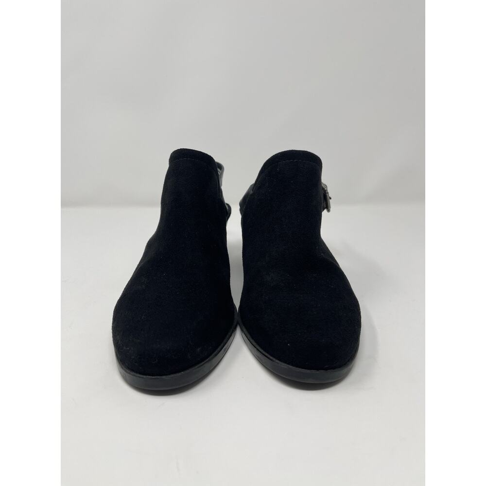 Beartraps Women's 8.5M Slingback Black Mule Shoes with a‎ Buckel Strap